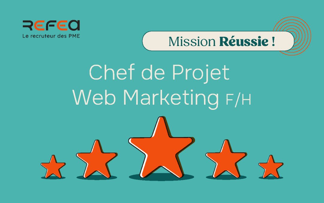 Mission Réussie ! Chef de Projet Web Marketing F/H