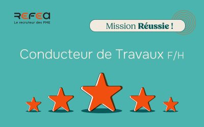 Mission Réussie ! Conducteur de Travaux F/H