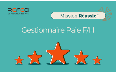 Mission Réussie ! Gestionnaire Paie F/H