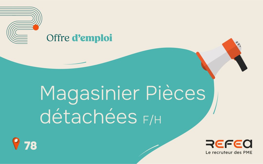 Magasinier Pièces détachées F/H