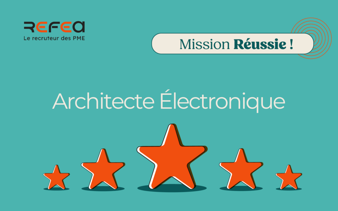 Mission Réussie ! Architecte Électronique F/H